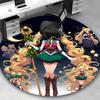 1pc Anime Sailor Moon Christmas Tree Round Carpet - Office Chair Mat, Non-Slip Rug for Home Decor, Seasonal Gift, Suitable for Office, Living Room, Be