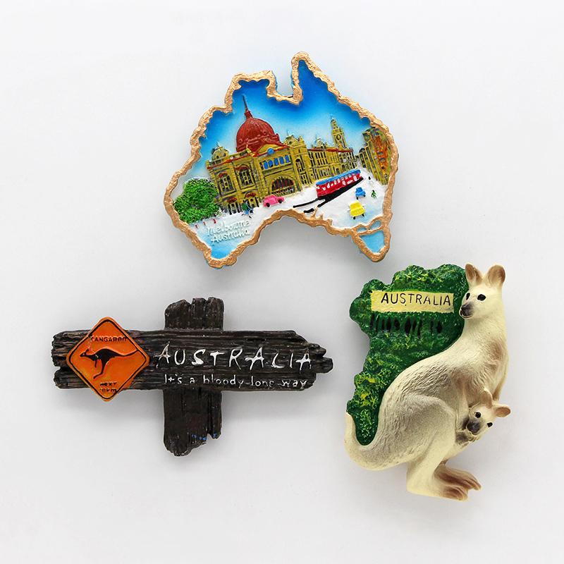 Australia cangur Opera din Sydney suvenir magneți de frigider 3D magnetici frigider decorațiune casă Colecția Australia Cadou
