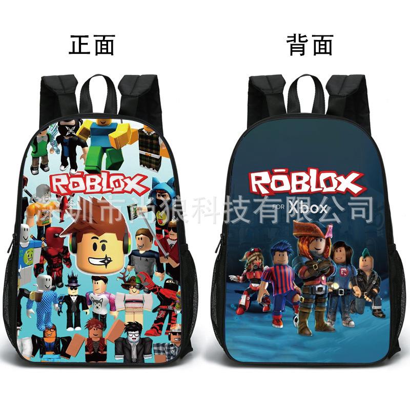 Double-Sided Schoolbag Robles Game Merchandise Primary And Secondary School Students Double-Sided Backpack double-layered double-sided school bag