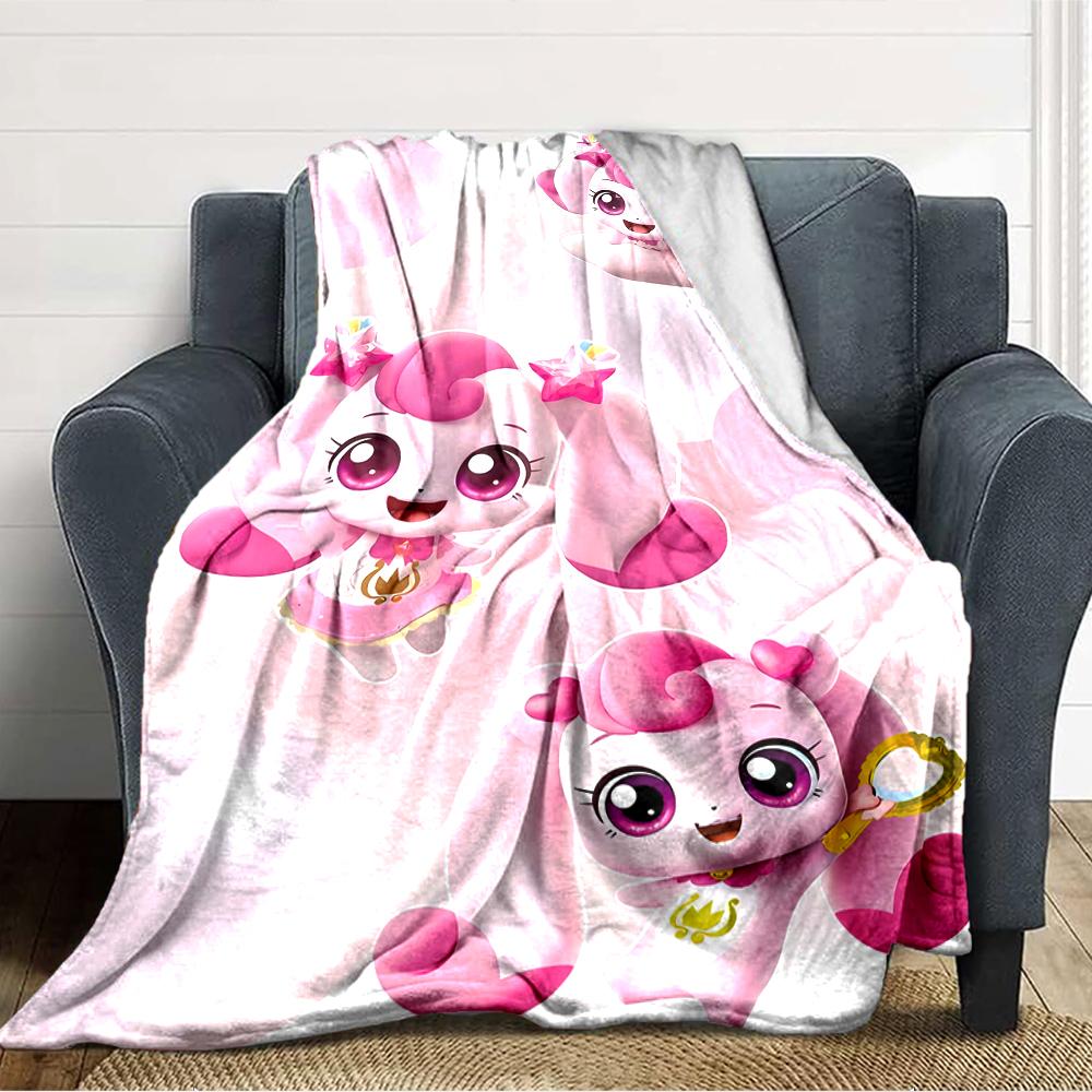 1pc Catch Teenieping Magic Sweethear (2) Blanket, Gift, for Men and Women, Soft Blanket, Good for Sofa Bed Couch Travel, Lightweight Flannel Blanket