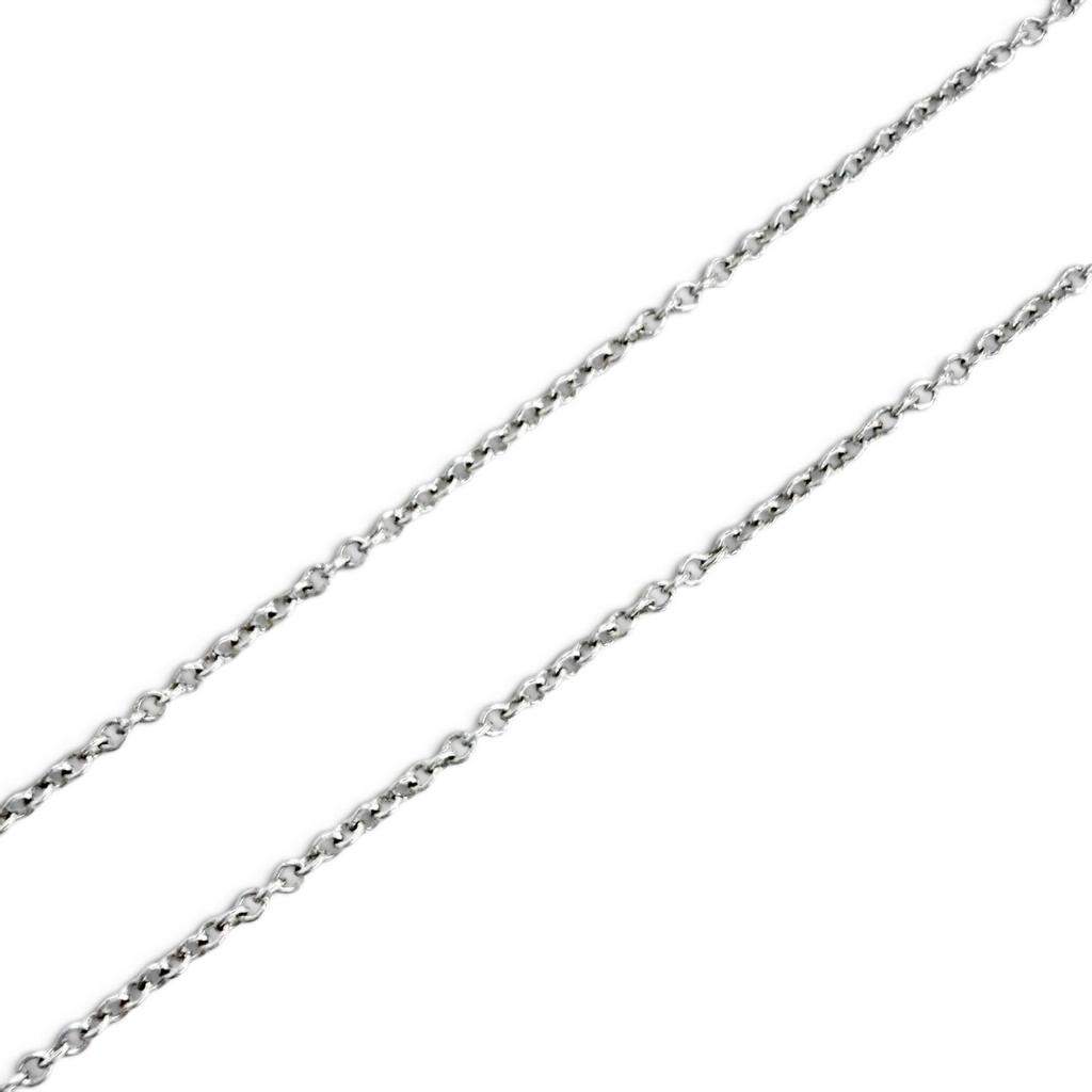 Great TIFFANY&Co. Necklace By the Yard PT950 1P Diamond, Setting Diameter Used