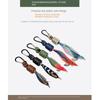 9pcs Kits Durable With Carabiner Squid Jig cover Fishing Tackle Bait Protector Cuttlefish Umbrella Lure Cap