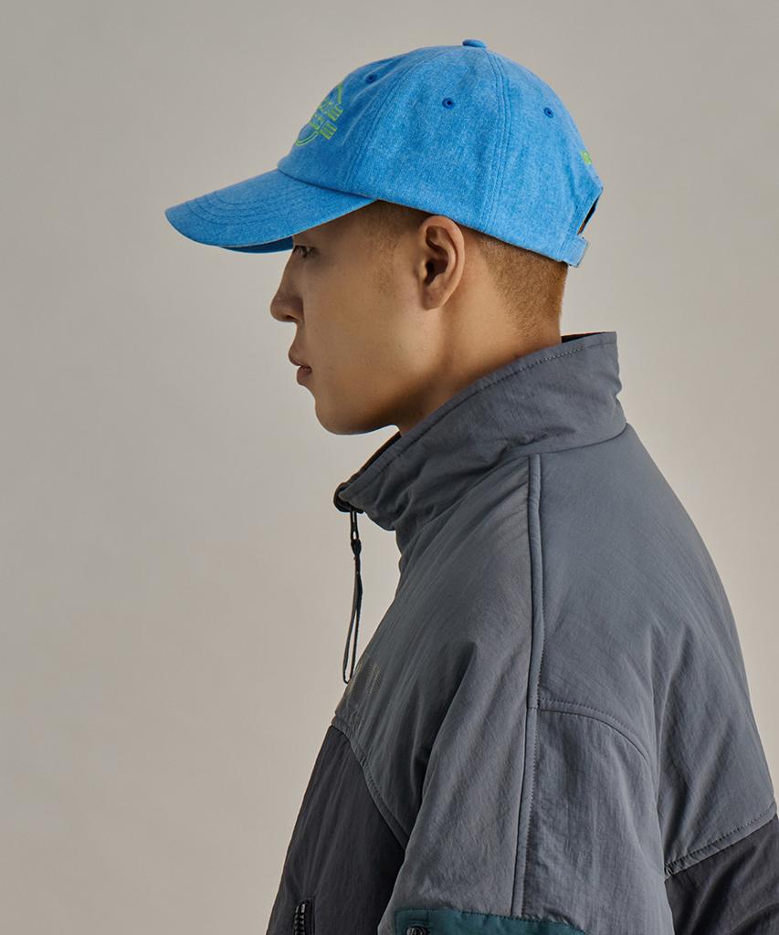 Nontai Symbol Washed Ball Cap (Blue)