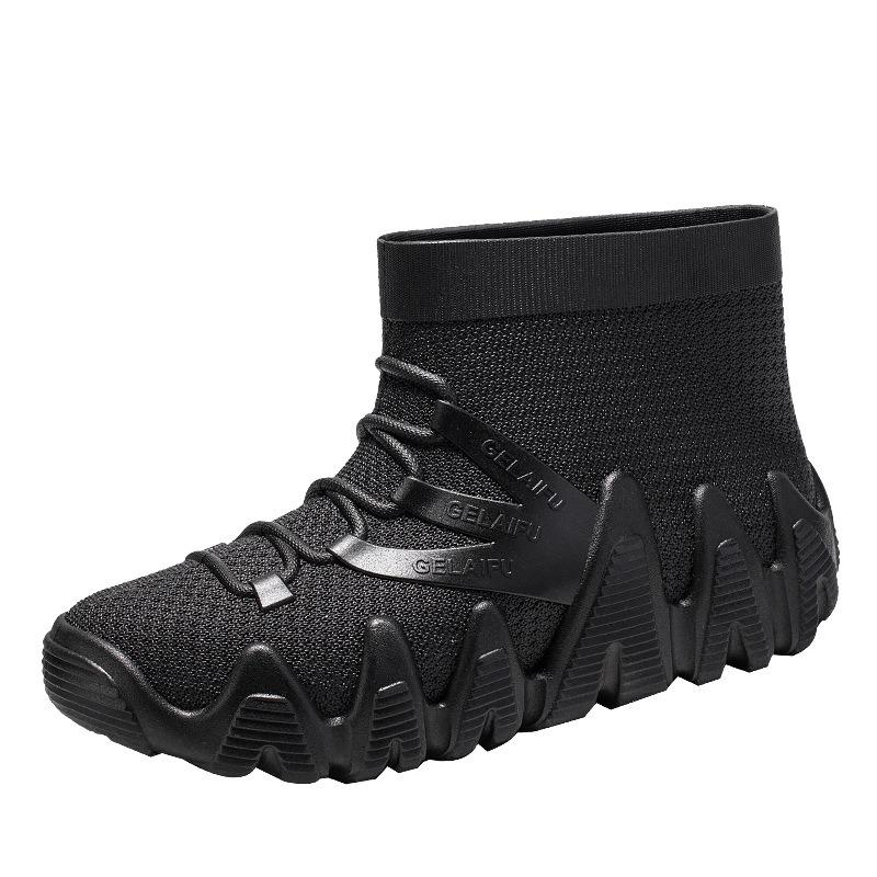 Modne niskie kalosze typu Martin męskie antypoślizgowe i odporne na ścieranie kalosze gumowe buty codzienne krótkie męskie buty wodne