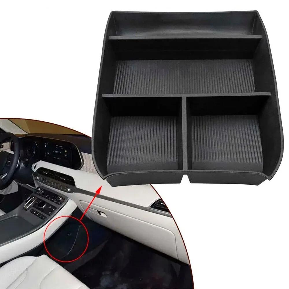 For Hyundai Palisade 2019-2025 Central Console Armrest Lower Storage Box Tray Holder Car Interior Case ABS Compartment Auto Part