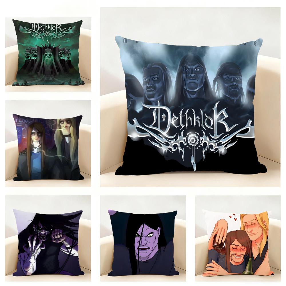Metal Cartoon Show MMetalocalypse Cushion Cover Linen Pillowcase Soft for Sofa Bed Home Room Decor
