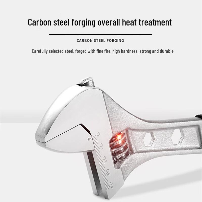 SMVP Soft Grip Adjustable Wrench with Scale CN plug (adapter included)