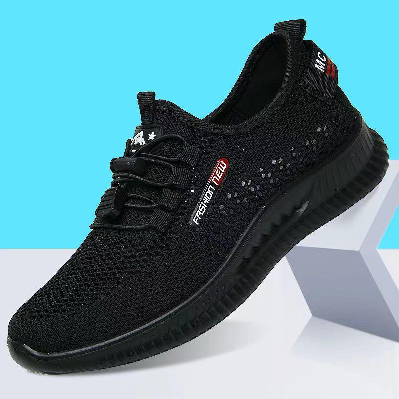 Men's shoes summer breathable old Beijing cloth shoes men's mesh shoes men's sports and leisure shoes soft sole non-slip mesh dad shoes