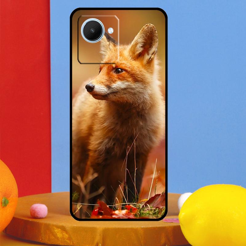 Cute Fox In Autumn For Realme 15 Pro 10 11 12 13 14 Pro Plus GT6 GT7 C61 C67 C63 C71 C55 C51 C65 C53 C75 Case