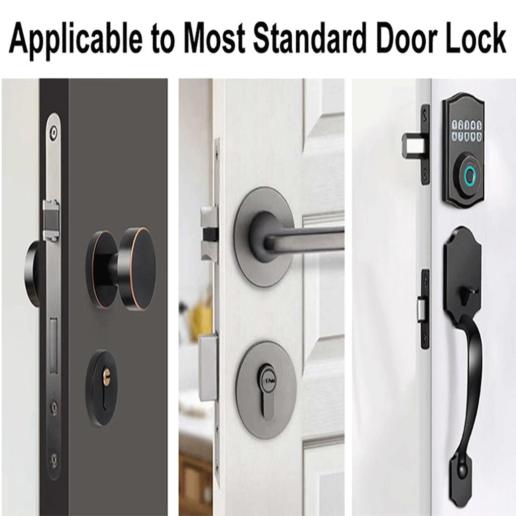 Front Door Security Devices Metal Striker Plates Door Latch Plate with 5-1/2 Inch To 6 Inch Hole for Exterior Interior