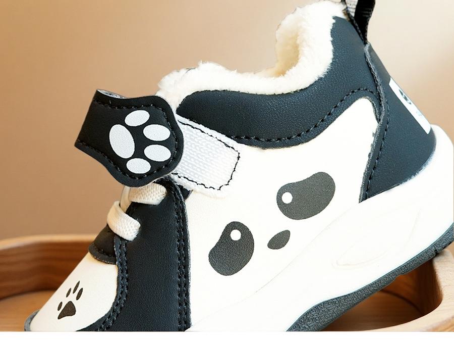 Pantofi de iarnă pentru copii mici: Talpă groasă, antiderapantă, moale pentru copii de 1-2 ani, design cu desene animate