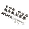 Small     Enclosed Locking Tuners 3L 3R Metal String Tuning Pegs Guitar Accessories