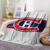 Montreal Canadiens Flannel Blanket, High quality Comfortable for All Seasons, Home Decor, Warmth and Comfort