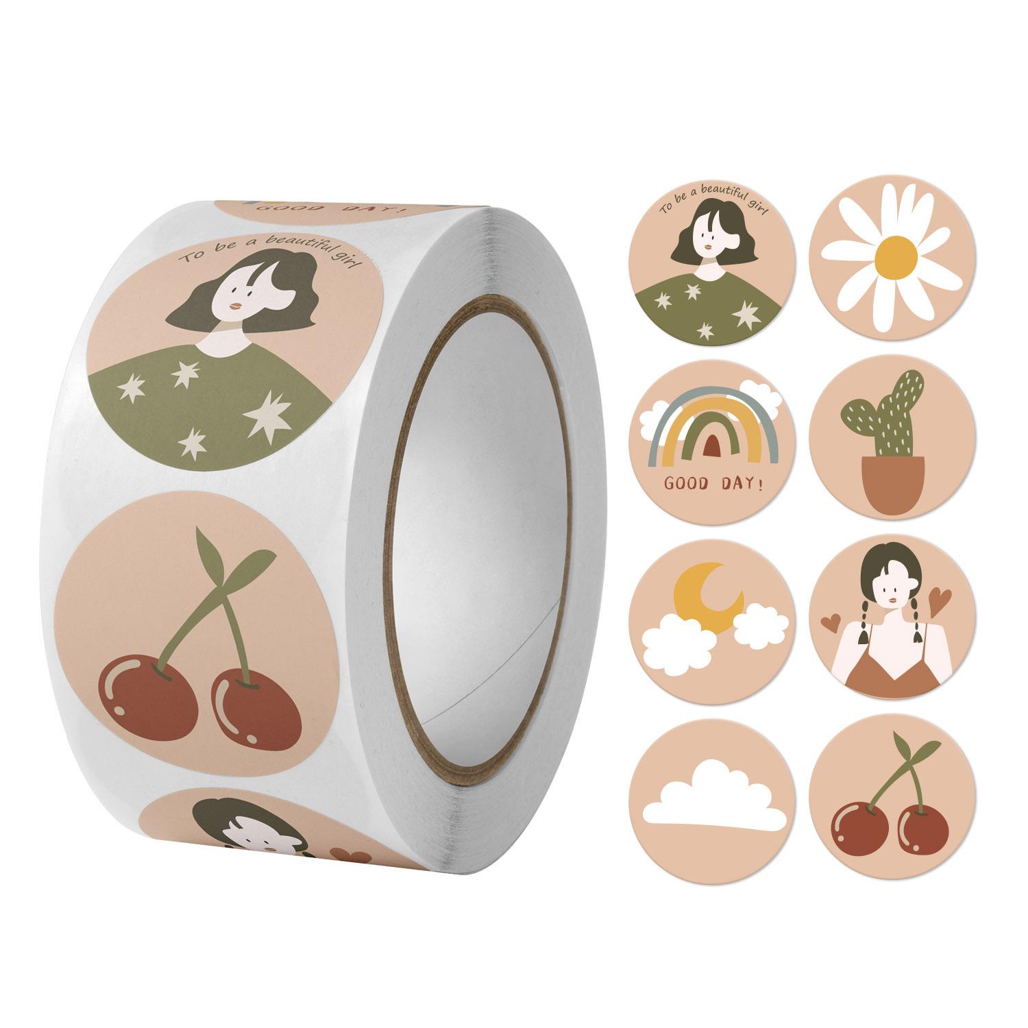 100-500Pcs High-Quality Cartoon High-Quality Animal High-Quality Children High-Quality Sticker High-Quality Label High-Quality Thank High-Quality