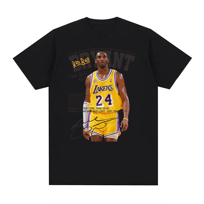 Tričko Kobe Cool Streetwear Muži Ženy Móda Hip Hop Pure Tričko Pánské Trička EU velikosti