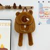 Animal Capybara Plush Backpack Long Leg Cute Shoulder Bag Brown Capybara Plush Bag  School