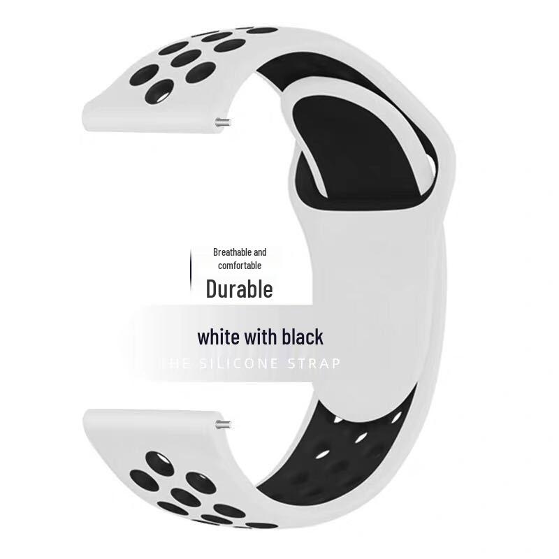 Compatible Silicone Watch Strap for Huawei GT5/4/3/2 46mm/Pro and Samsung/Honor 22/20 Models