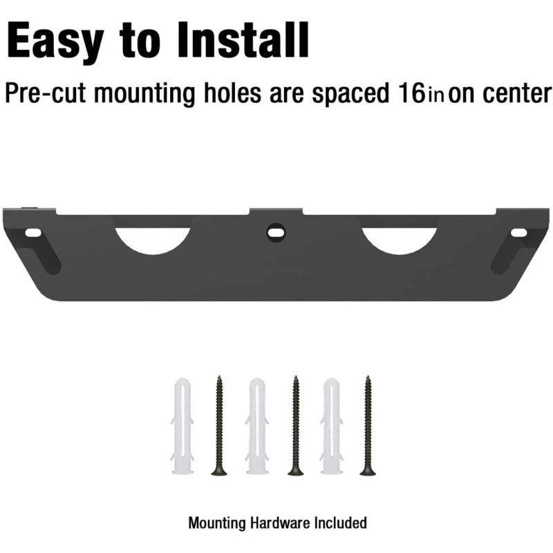 Space Saving Designs Wall Mounted Grinder Wall Storage Brackets with Sturdy Carbon Steel Materials Construction