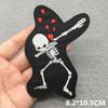 Music Optical Disc Embroidered Rock Patches On Clothes Headset Guitar Stripes Iron On Patches For Clothing Diy Appliques