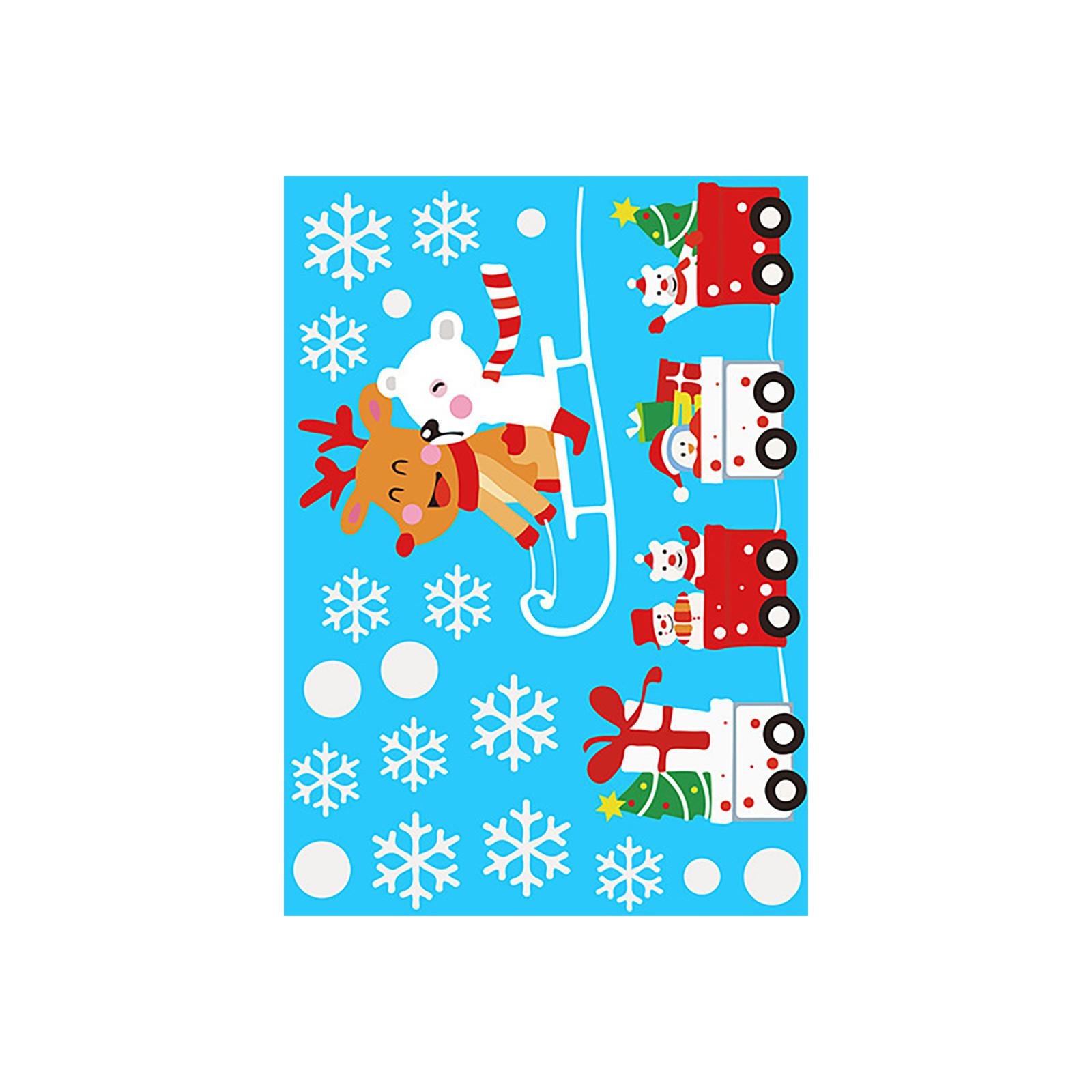 

Электростатические стеклянные наклейки на рождественские окна и рождественские наклейки на стены One Size