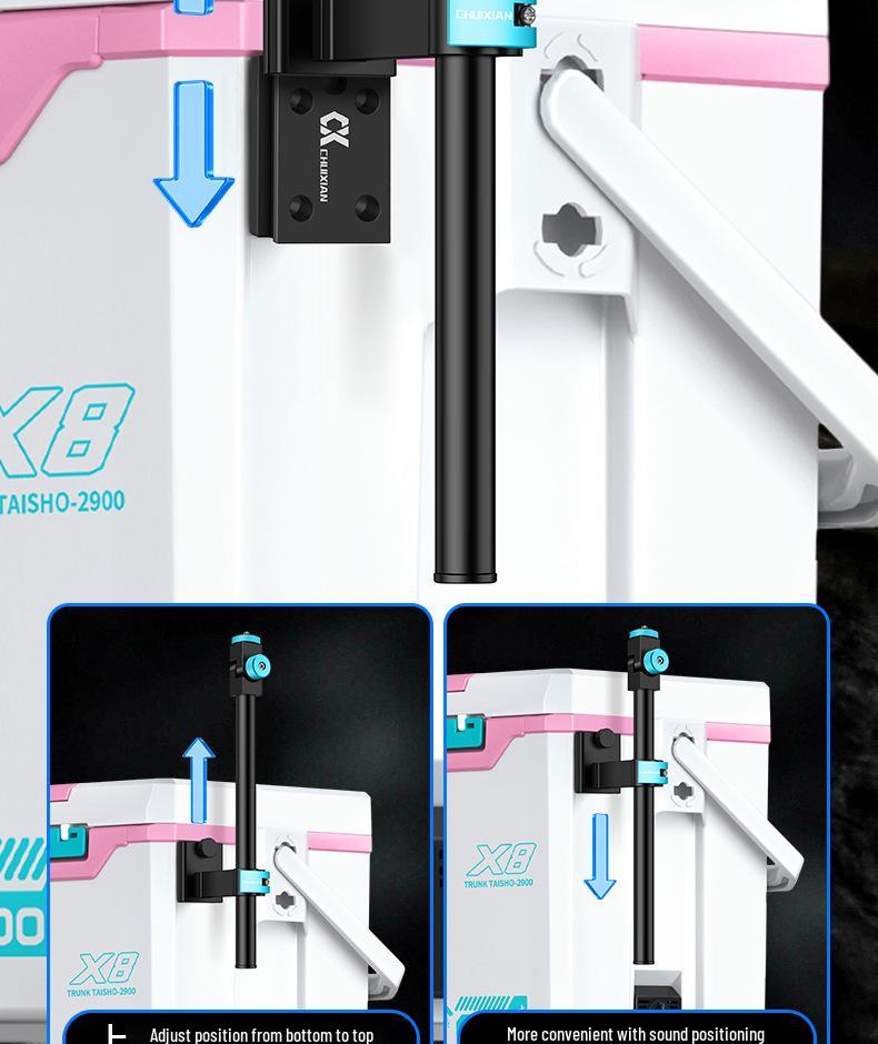 Multi-Functional Night Fishing and Broadcast Light Stand