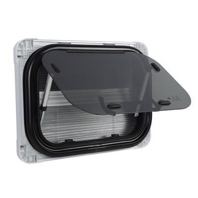 Window RV Side Window Anti Oxidation UV Proof Waterproof Stable Support Curtain with Support Rods for Camper