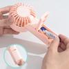 Rechargeable Mini Desk Fan Battery Operated Cooling Device For Home Office Travel Quiet Personals Airflows Tool