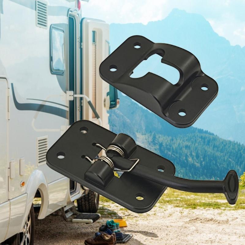 Secure Motorhome Door Hook Latches Easy Use Door Restraint Door Safety Catch Hook Enhances Stability In High Winds