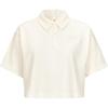 Beats Polo Series Solid Color Short Knit Breathable Loose Short Sleeve Polo Shirt Women Tops Off-White 23RCS420WGW1