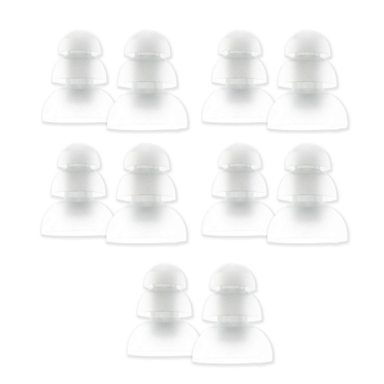 

Etymotic Series 5 MC/MK 3-Flange Eartips, Clear, Pairs, ER38-18CL