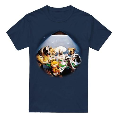 Garfield Mens Playing With The Big Dogs T-Shirt