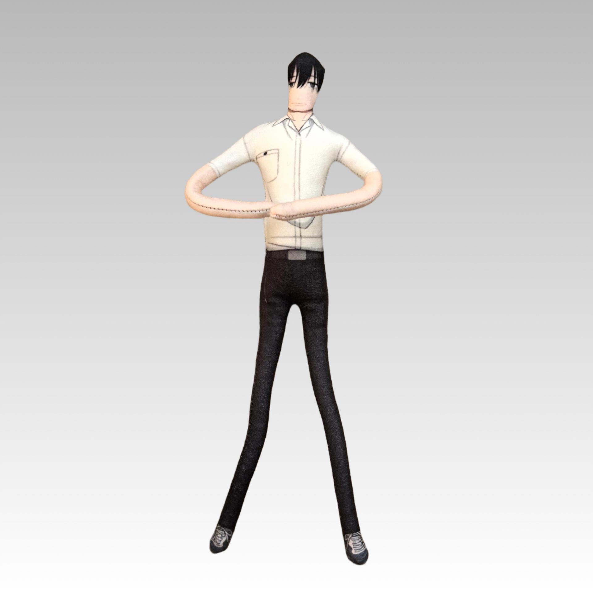 Anime The Summer Hikaru Died Hikaru Yoshiki Tsujinak Cosplay Sleutelhanger Pluche Gevuld Katoenen Pop Tas Hanger Sleutelhanger Accessoires