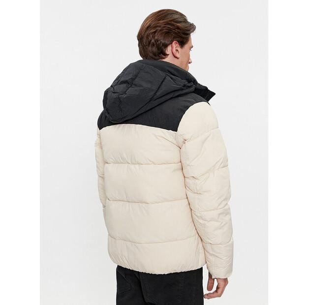 Winter Jacket Calvin Klein Crinkle K10K112227 Beige, Standard Fit