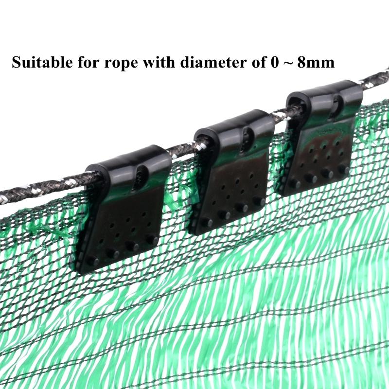 50pcs/lot Sunshade Net Clip 7 Styles Sun Shading Net Clips Home Fence Installation Hook Outdoor Tent Hang Clamp DIY Tool