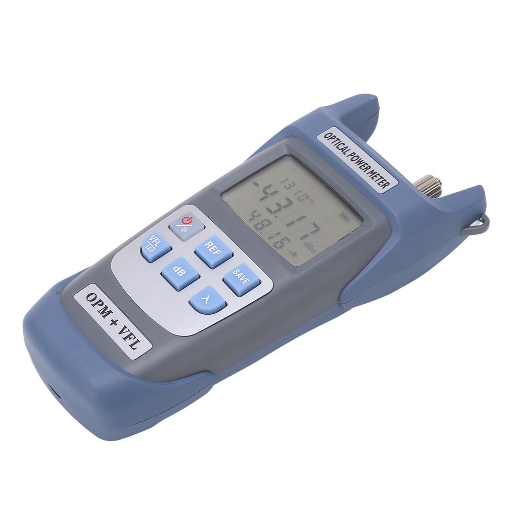 Optical Power Meter Integrated Red Light Source 7 Wavelengths Automatic Shutdow Fiber Tester with LED Light 15MW 15KM