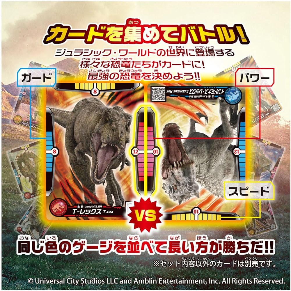 Takara Tomy Ania Jurassic World Giganotosaurus Toy with Battle Card for Ages 3 and Up
