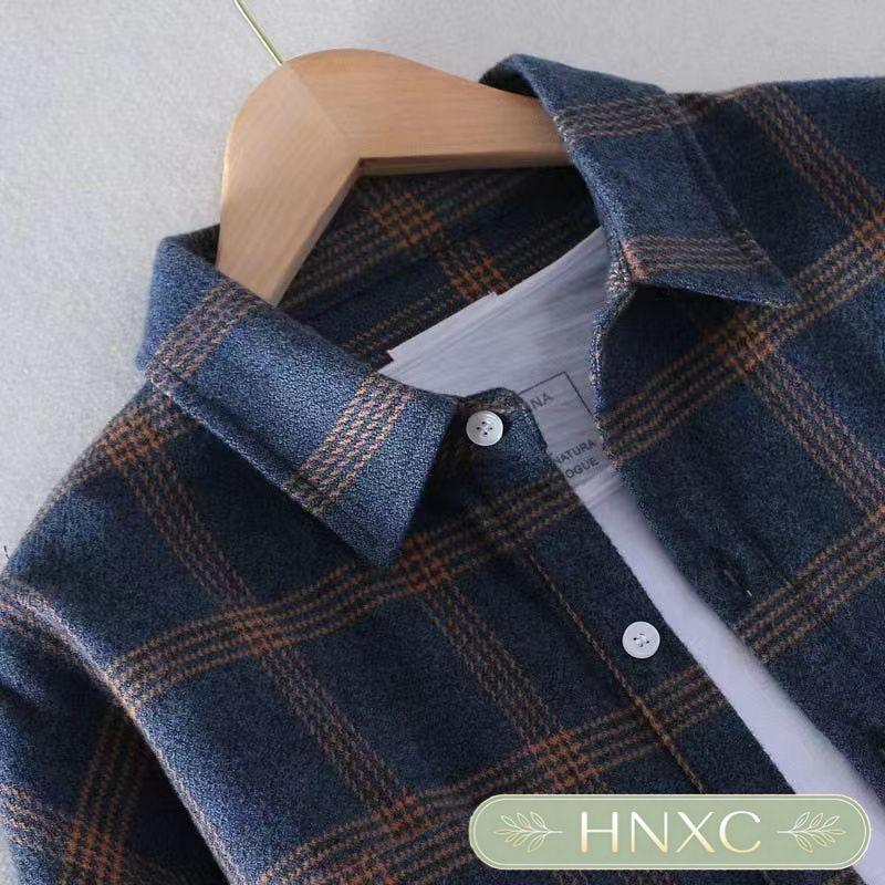 HNXC Women's Fashion POLO Neck Autumn Winter Long Sleeve Casual Blouses & Shirts Classic Exquisite