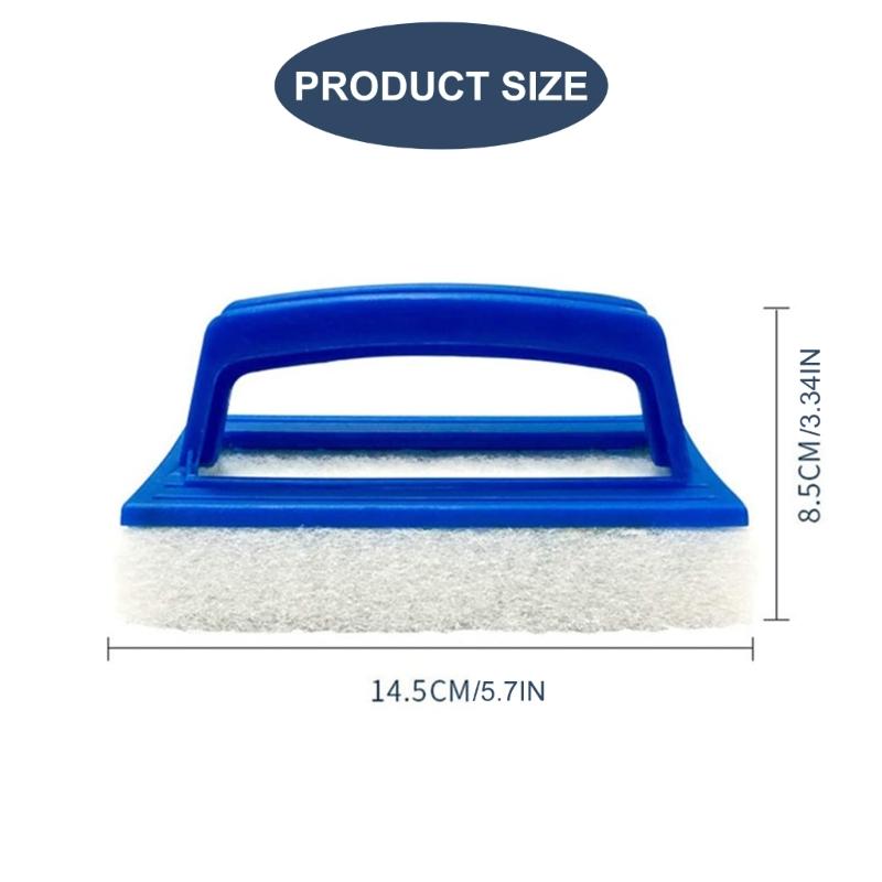 Sponge Brush Pools Cleaner with Handle Cleaning Sponge Brush Pool Cleaning Scrubber for Pool Tile Grout Wall Accessories