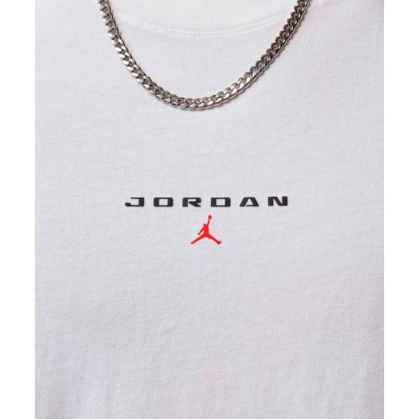 Jordan Letter Simplified Low-Key Round Neck T-Shirt Men Tops IO0034-100