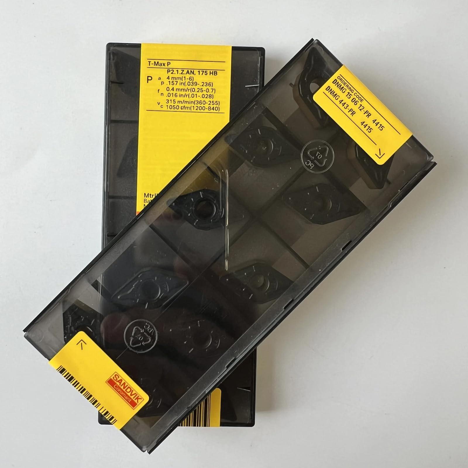 

Оригінальна Sandvik / DNMG150612-PR 4415 / Інструмент з твердосплавною пластиною для токарного верстата з ЧПУ 10 шт.