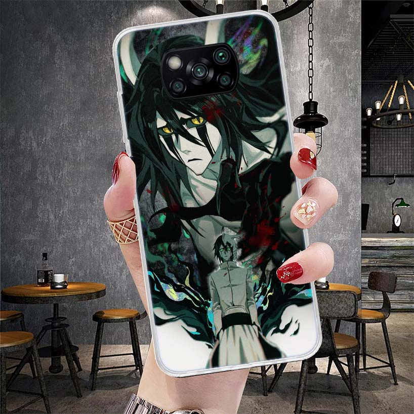 

Bleach Улькиорра Сифер 4 Мягкий Чехол Для Телефона Для Xiaomi Redmi 15C 15 13C 13 Poco X5 X6 X7 F7 Ultra M7 12C 12 10 10C 9C 9A 9T 9 Funda Xiaomi Poco X5 Pro