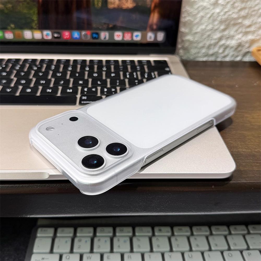 

Ultra Thin Translucence Matte Simple Hard PC Case For 17 Pro Max Air 16 15 14 Plus 13 12 Mini 11 16E Frosted Phone Cover iPhone17