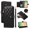 For Samsung Galaxy A56 5G/M56 5G Wallet Case with Straps,Rhombus Leather Stand Phone Cover