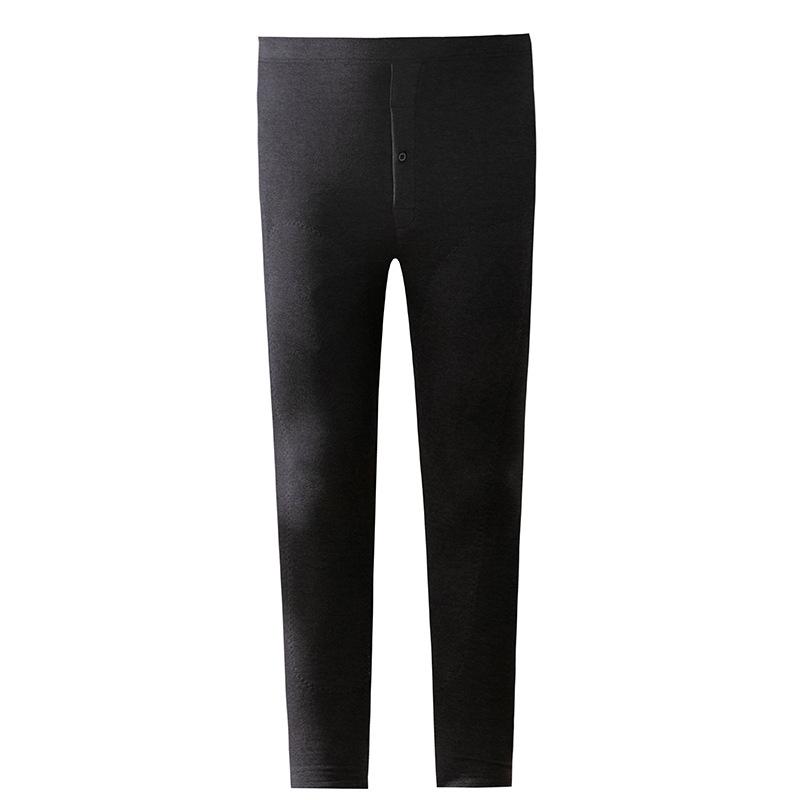 Men's and Women's High Waist Slim Fit Wool Base Layer Pants for Autumn/Winter - Warm Camel Hair Thin Pants
