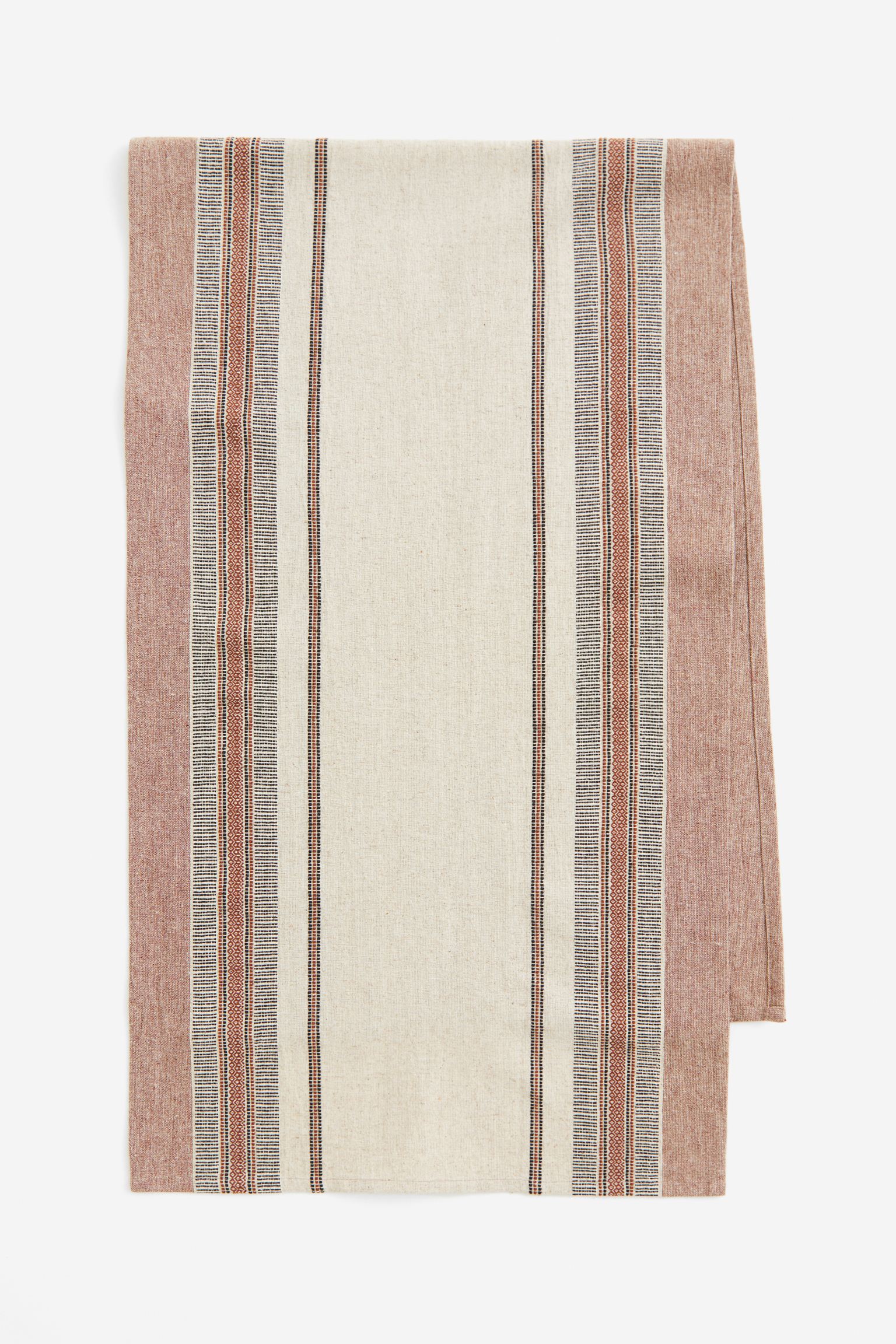 

Linen-blend table runner