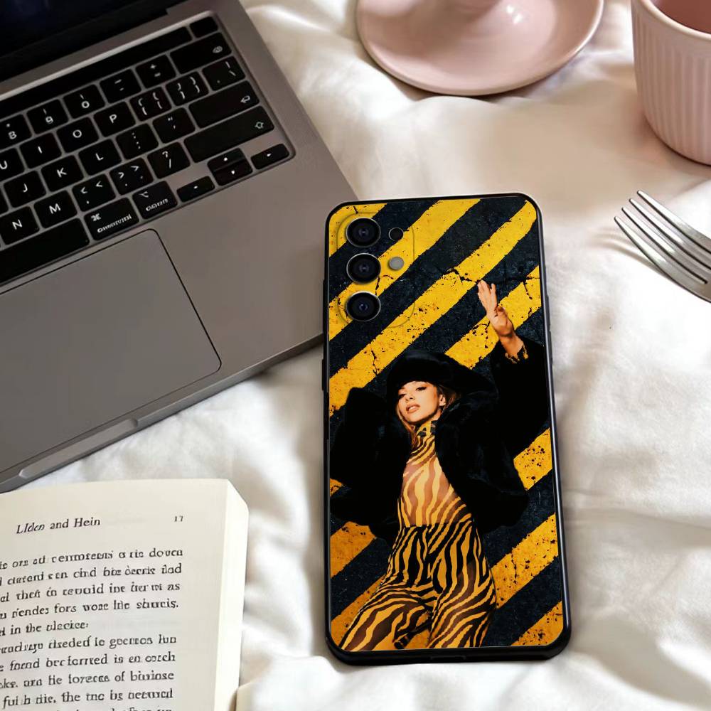 Singer J-Jade Thirlwall  Phone Case For Samsung S25,24,23,22,30,21,10,9,Ultra,Plus,Lite,FE,4,5 G Soft Black Case