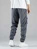 Men's Multi-pocket Heavyweight Twill Joggers for Spring and Autumn