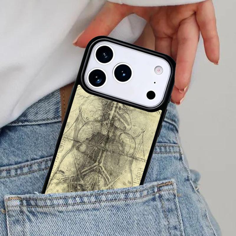 Medical Human Anatomy Phone Case for iPhone 17ProMax 12 13 14 15 16e 17 Pro Max Plus Air Cover