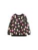 Plus Size Women's Round Neck Colorful Embroidered Knit Sweater - 2025 Winter Style Pullover