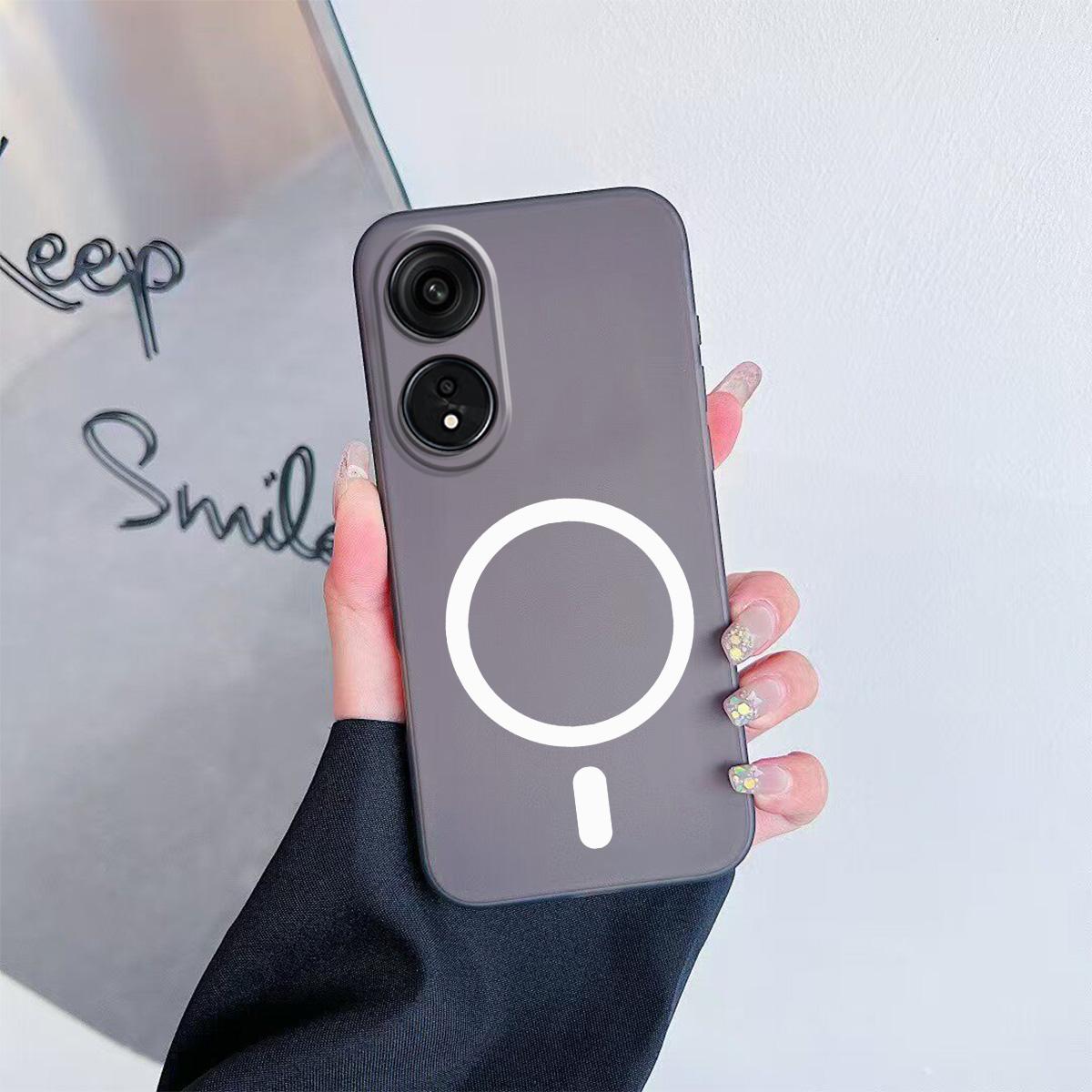 Case for OPPO A78 5G Premium Magnetic Matte Phone Casing Protection Cover OPPO A78 5G